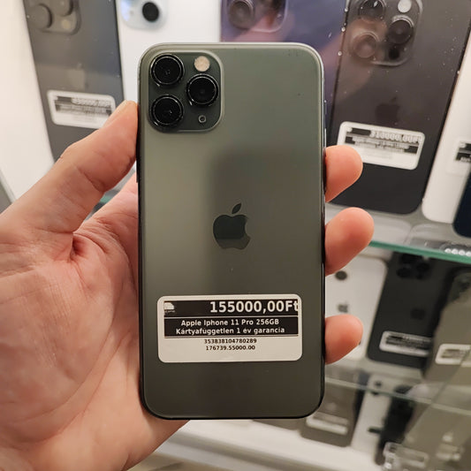 Apple Iphone 11 Pro 256GB Kártyafüggetlen 1 év garancia