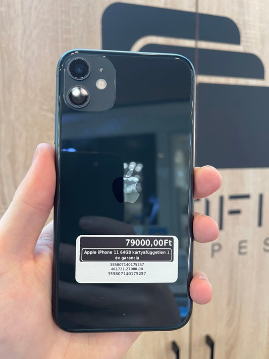 Apple iPhone 11 64GB kártyafüggetlen 1 év garancia - LCDEAL