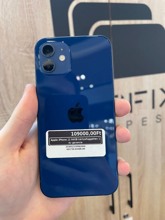 Apple iPhone 12 64GB kártyafüggetlen 1 év garancia - LCDEAL