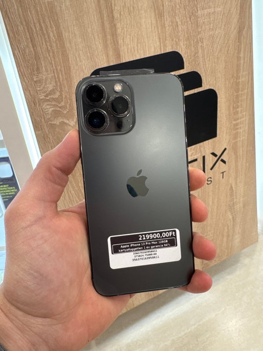 Apple iPhone 13 Pro Max 128GB kártyafüggetlen 1 év garancia 94% - LCDEAL