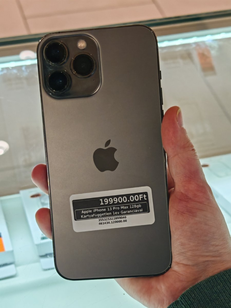 Apple iPhone 13 Pro Max 128gb Kártyafüggetlen 1év Garanciával - LCDEAL