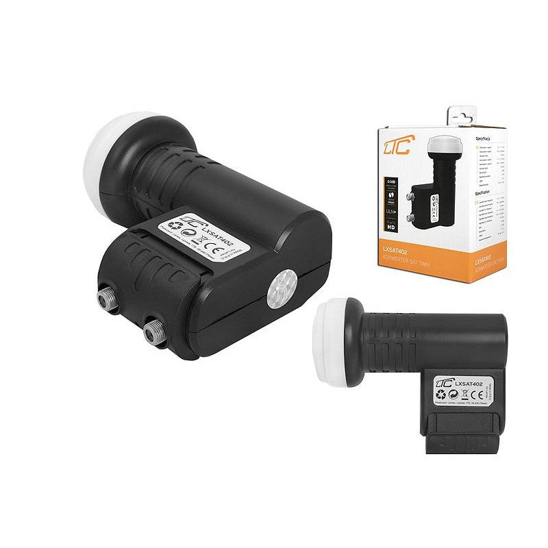 Converter SAT TWIN LTC BLACK - LCDEAL