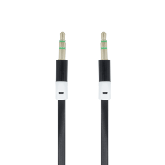 Forever audio cable jack 3,5mm - jack 3,5mm 1,0 m black - LCDEAL