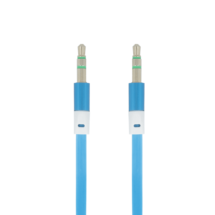 Forever audio cable jack 3,5mm - jack 3,5mm 1,0 m blue - LCDEAL