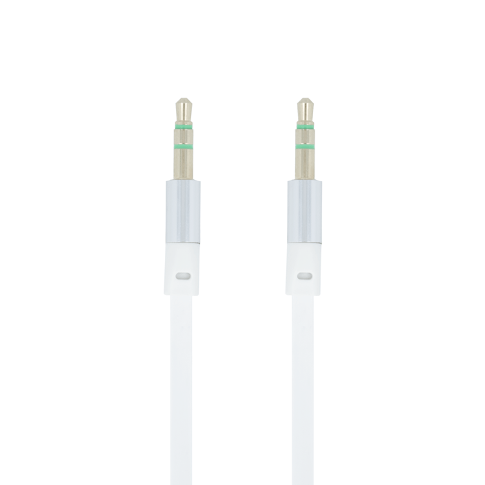 Forever audio cable jack 3,5mm - jack 3,5mm 1,0 m white - LCDEAL