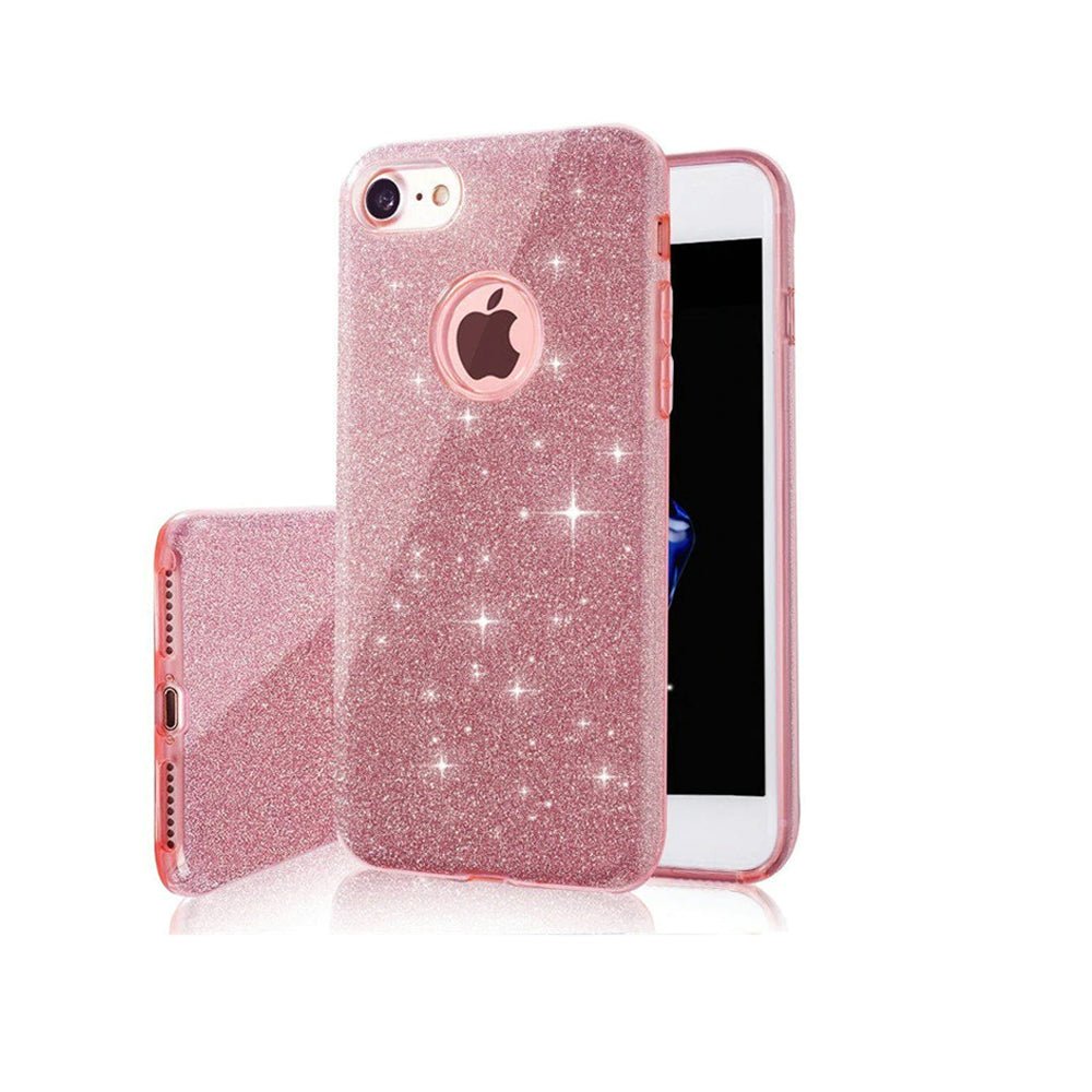 Glitter 3in1 case for iPhone 7 / 8 / SE 2020 / SE 2022 pink - LCDEAL