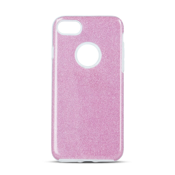 Glitter 3in1 case for iPhone 7 / 8 / SE 2020 / SE 2022 pink - LCDEAL