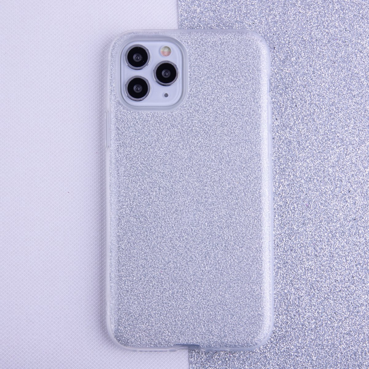 Glitter 3in1 case for iPhone 7 / 8 / SE 2020 / SE 2022 silver - LCDEAL