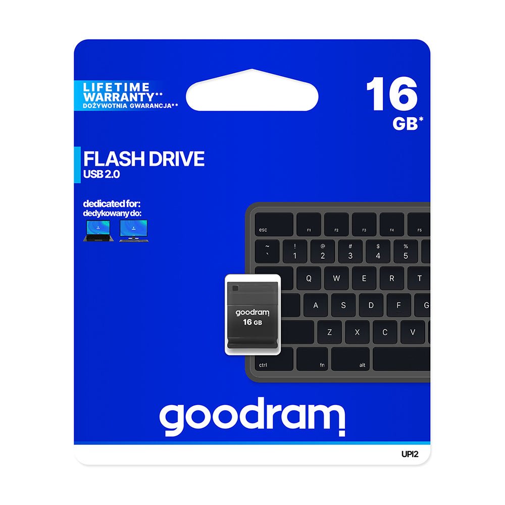 Goodram pendrive 16GB USB 2.0 UPI2 black - LCDEAL