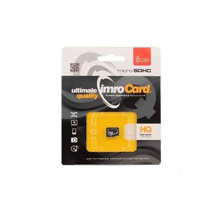 Imro memory card 8GB microSDHC cl. 10 - LCDEAL