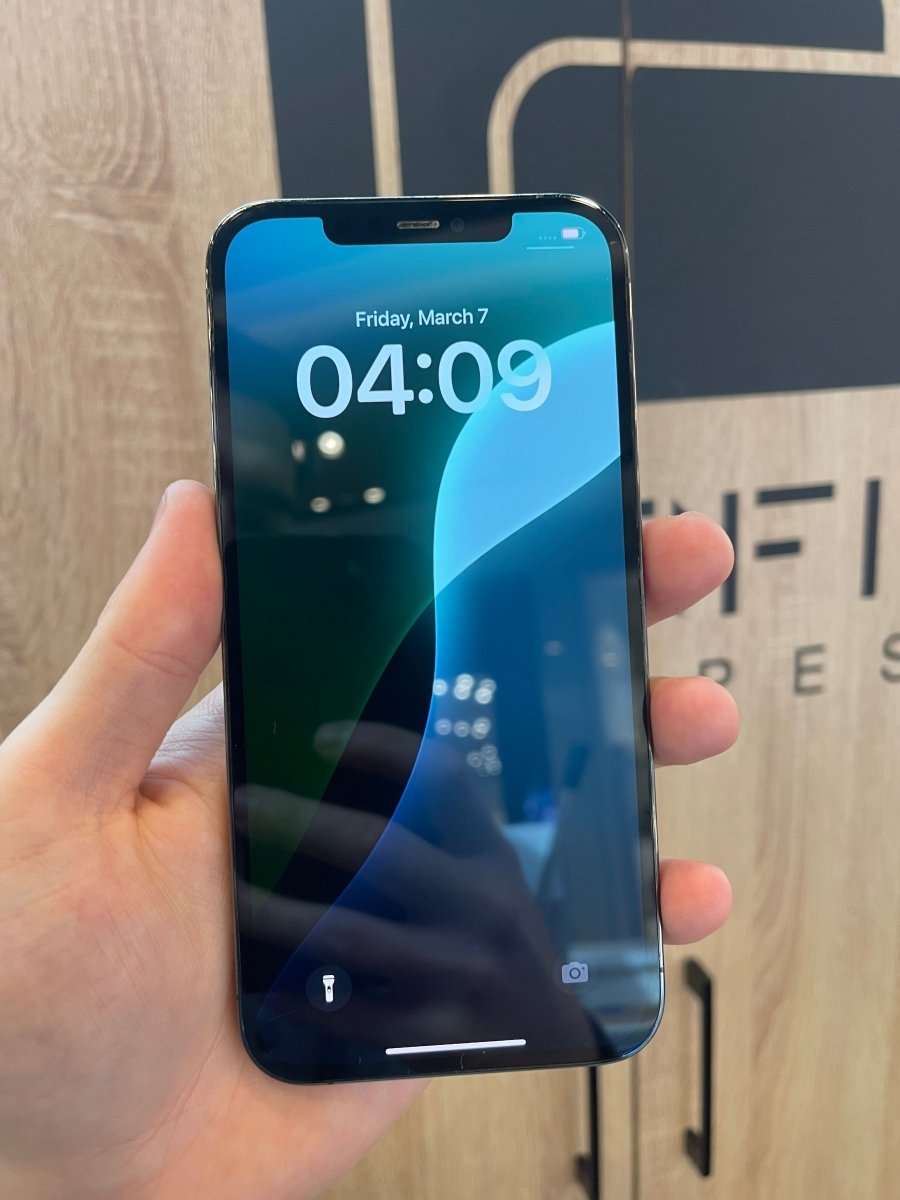 IPHONE 12 PRO MAX 128GB GREY kártyafüggetlen 1 év garancia 87% - LCDEAL