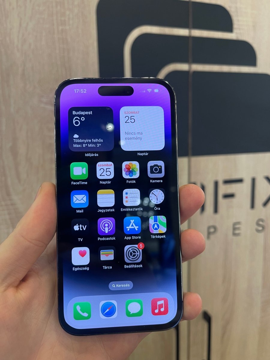 iPhone 14 Pro 128 GB Kártyafüggetlen 1 év garancia - LCDEAL