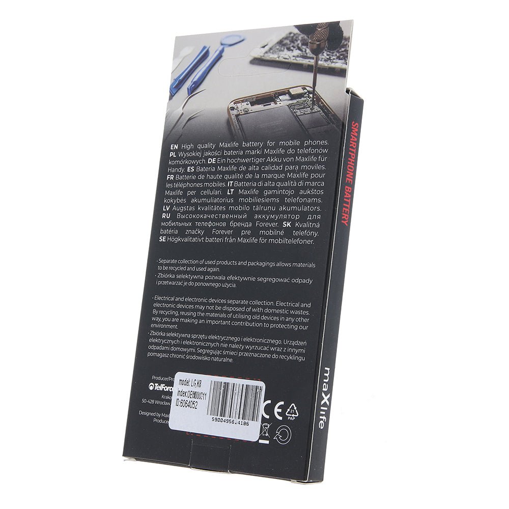 Maxlife battery for LG K8 K350N / K7 X210 BL - 46ZH 2125mAh - LCDEAL