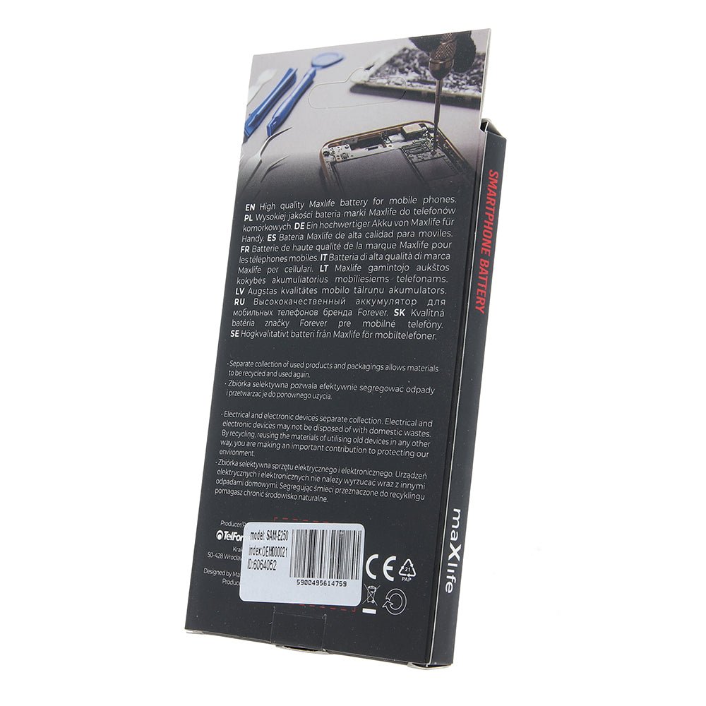 Maxlife battery for Samsung E250 / X510 / X150 AB463446BU 1050mAh - LCDEAL