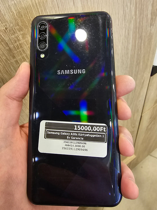 Samsung Galaxy A30s 4/64GB Kártyafüggetlen 1 Év Garancia