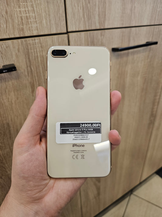 Apple Iphone 8 Plus 64GB Kártyafüggetlen 1 Év Garancia