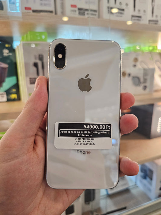 Apple Iphone Xs 64GB Kártyafüggetlen 1 Év Garancia