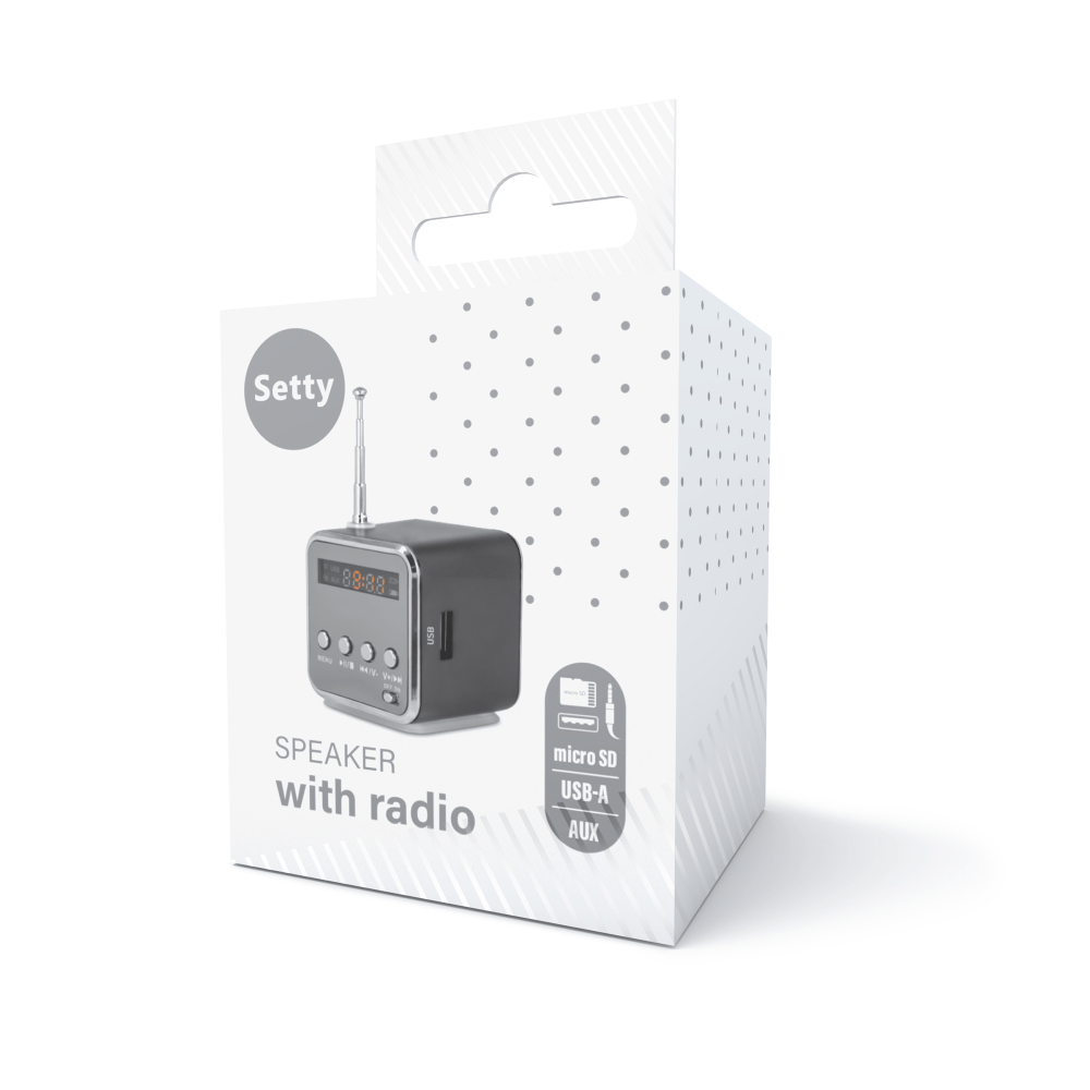 Setty speaker MF - 100 black - LCDEAL