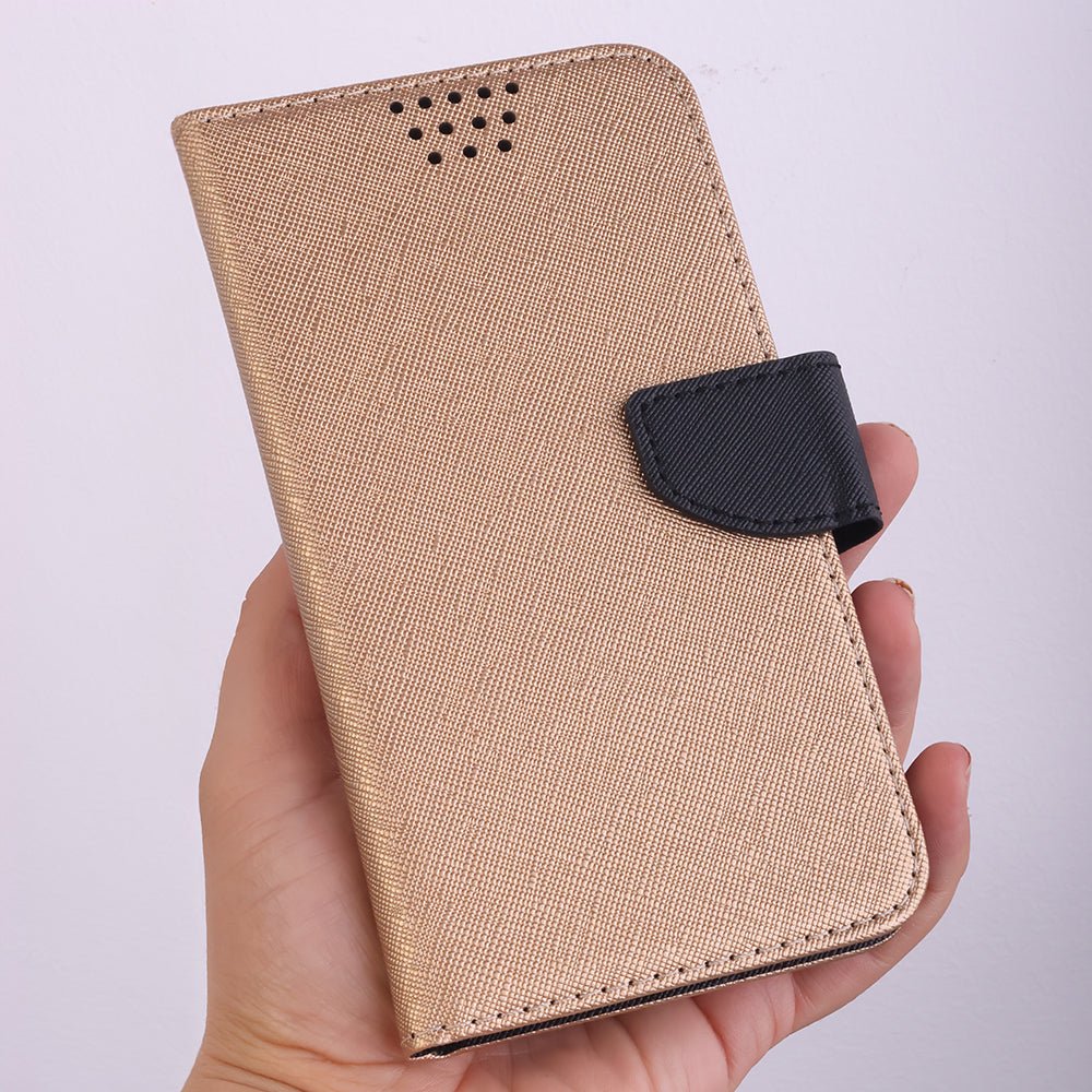 Smart Universal Fancy case 5,5 - 5,7" gold/black - LCDEAL