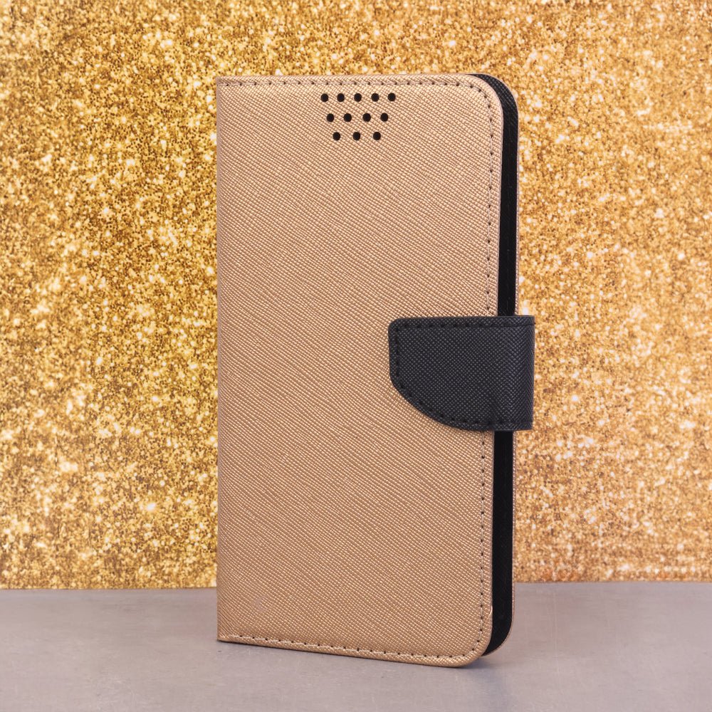 Smart Universal Fancy case 5,5 - 5,7" gold/black - LCDEAL