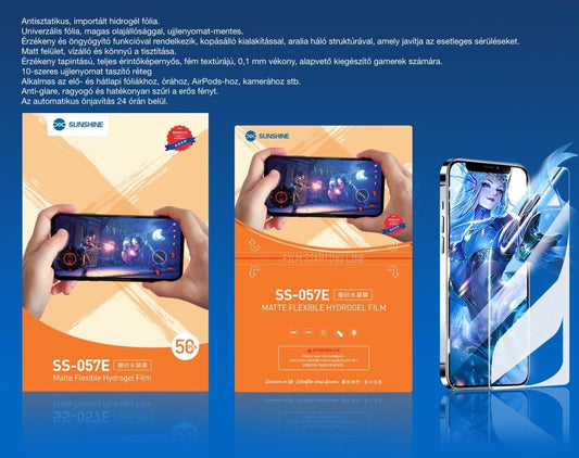 SS - 057E - Matt gamer fólia - LCDEAL