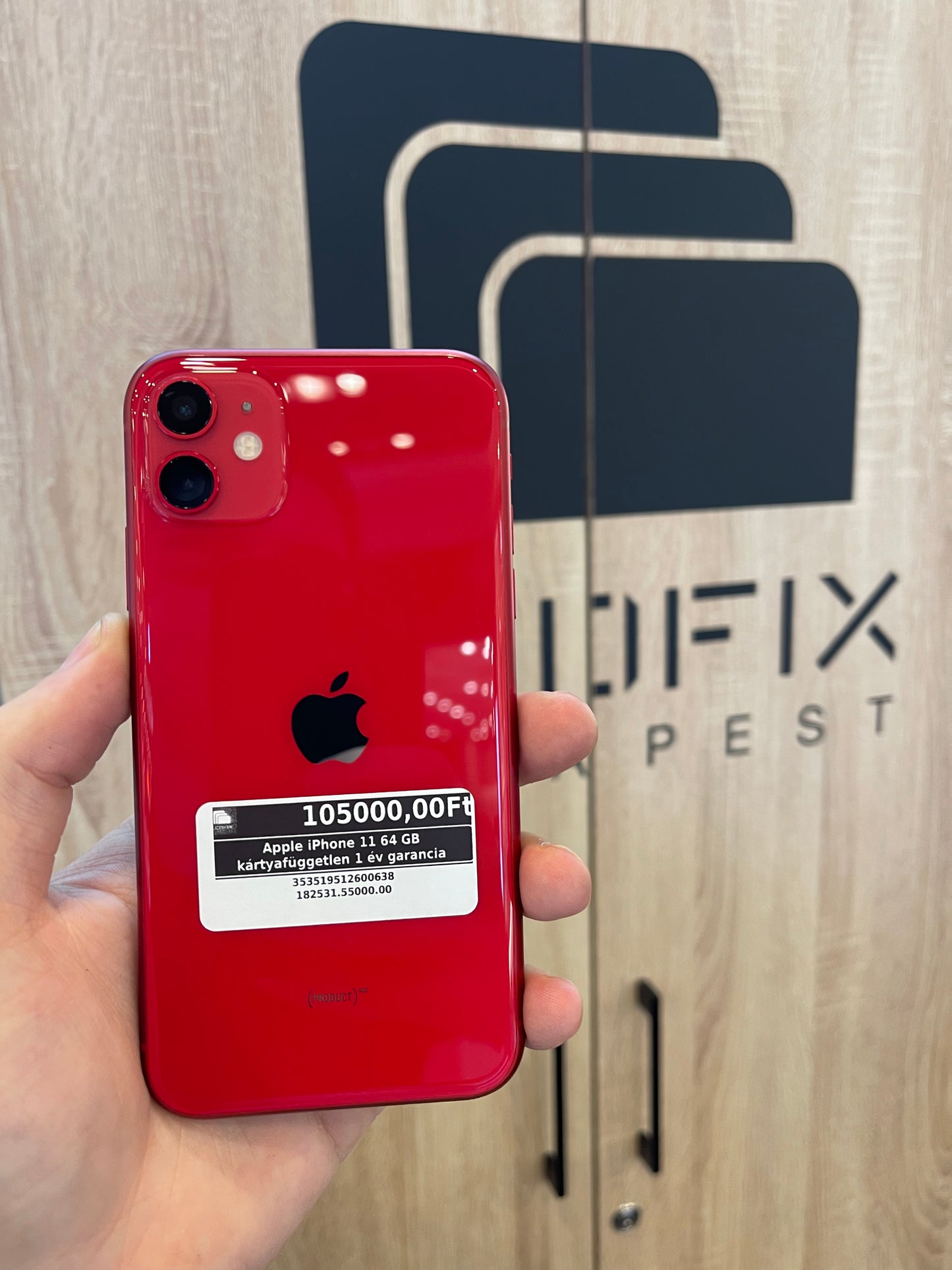 Apple iPhone 11 64 GB kártyafüggetlen 1 év garancia LCD Fix mobiltelefon szerviz