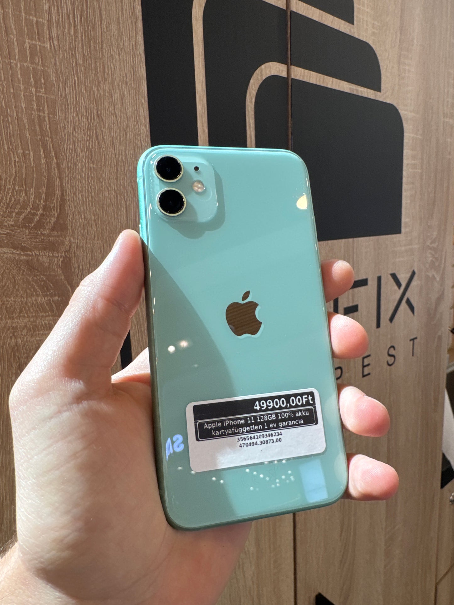 Apple iPhone 11 128GB 100% akku kártyafüggetlen 1 év garancia