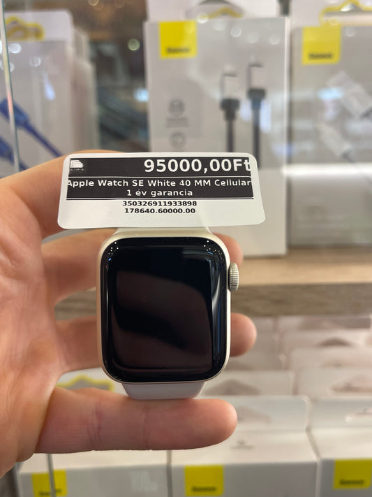 Apple Watch SE White 40 MM Cellular 1 év garancia