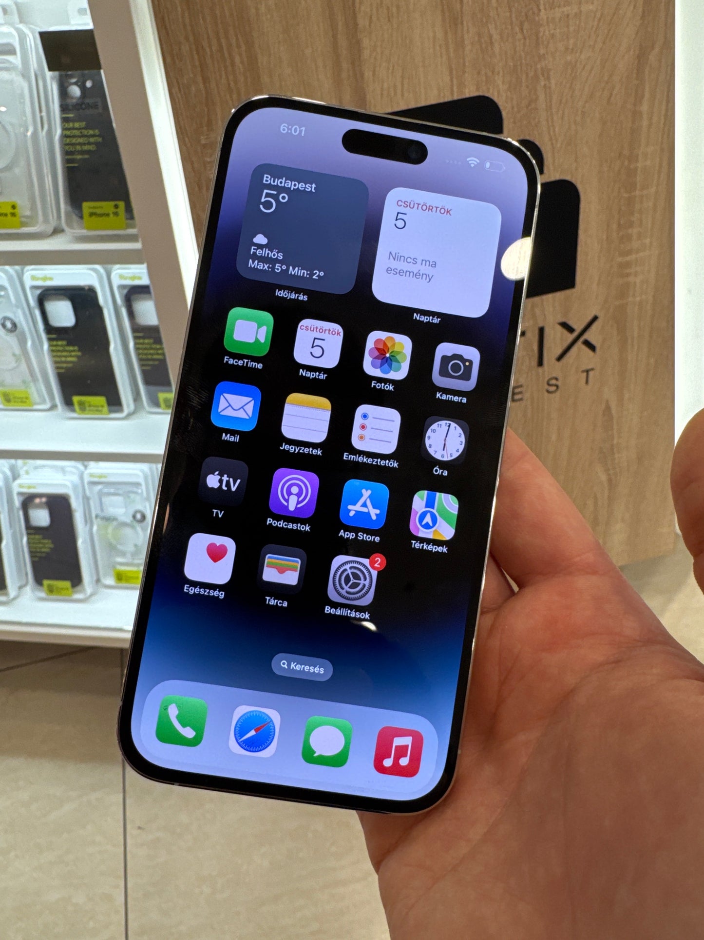 Apple iPhone 14 Pro Max 128GB kártyafüggetlen 1 év garancia