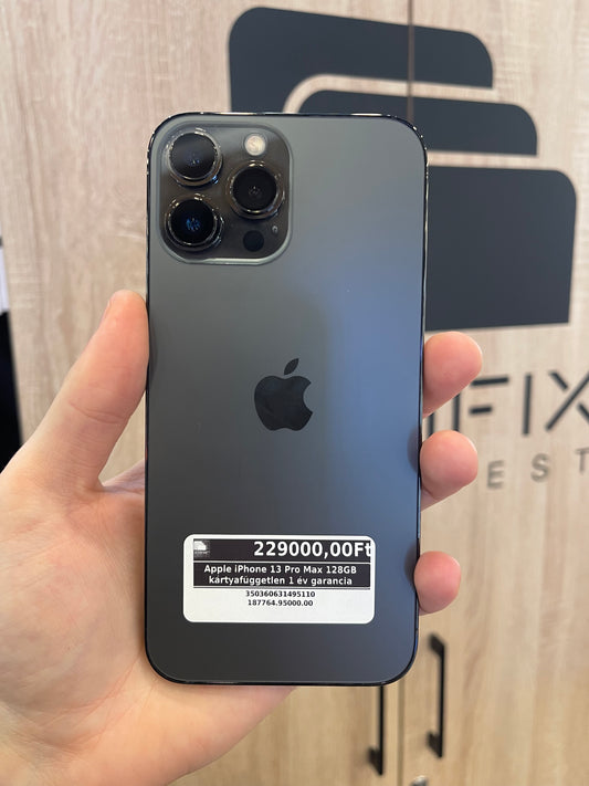 Apple iPhone 13 Pro Max 128GB kártyafüggetlen 1 év garancia