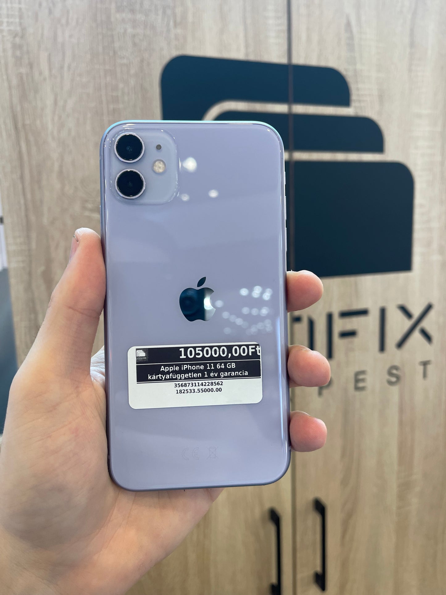 Apple iPhone 11 64 GB kártyafüggetlen 1 év garancia LCD Fix mobiltelefon szerviz