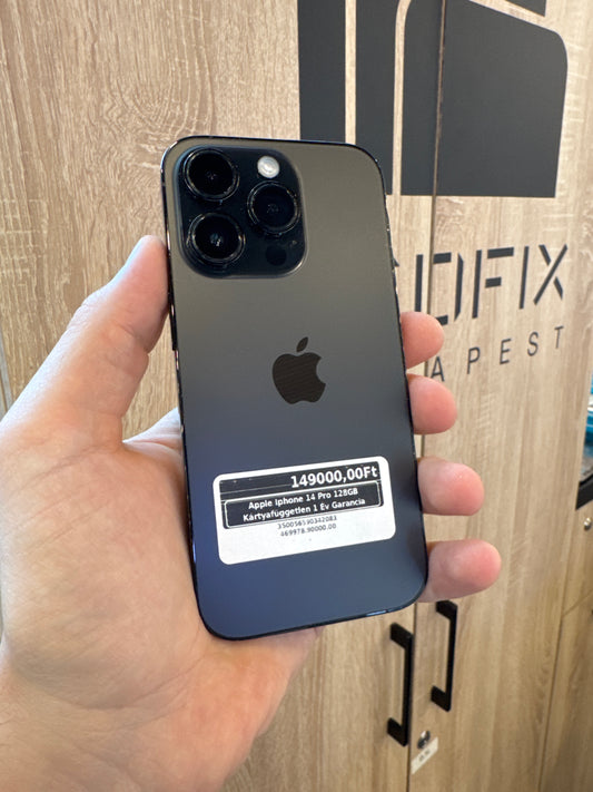 Apple Iphone 14 Pro 128GB Kártyafüggetlen 1 Év Garancia