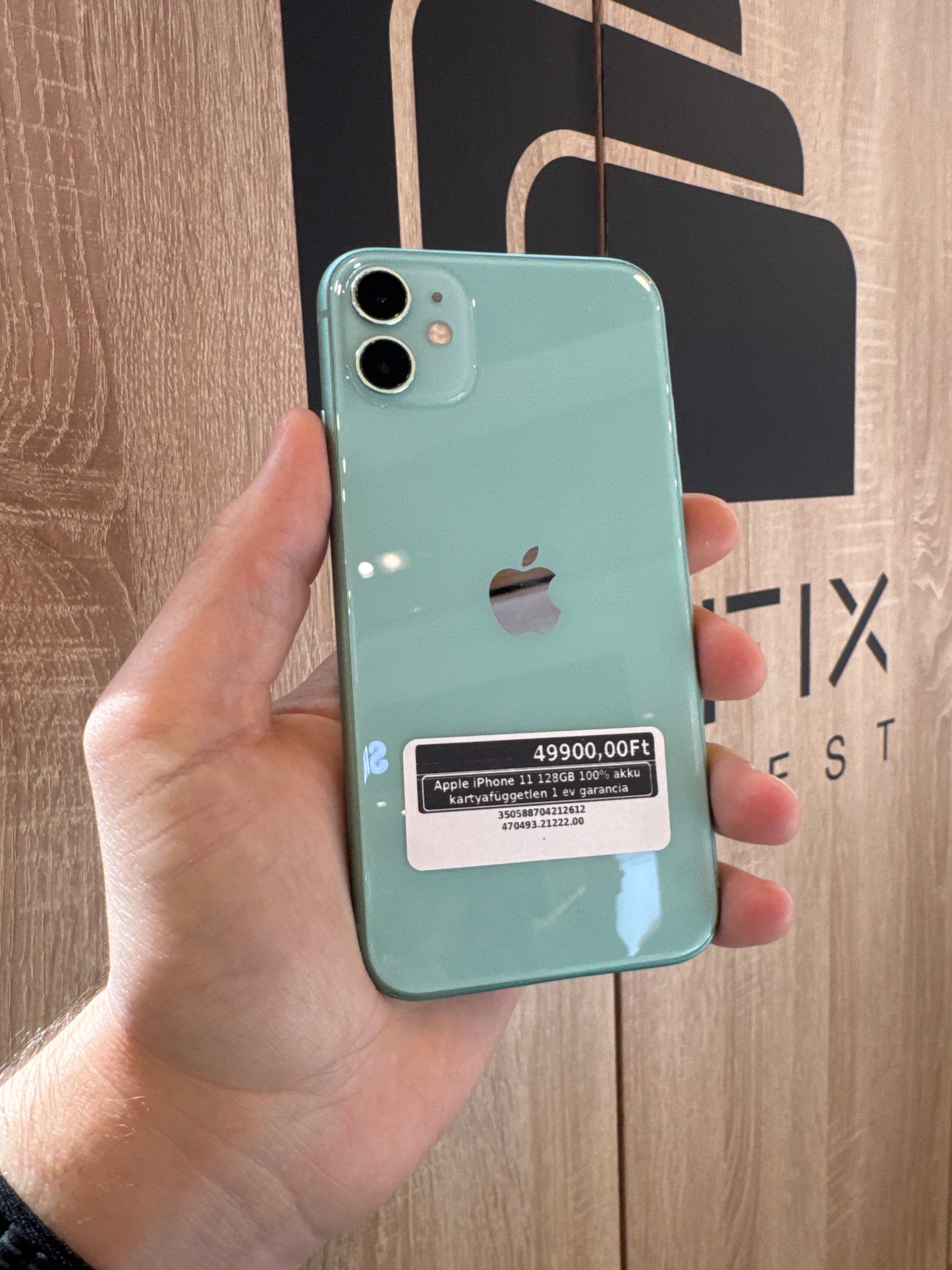 Apple iPhone 11 128GB 100% akku kártyafüggetlen 1 év garancia