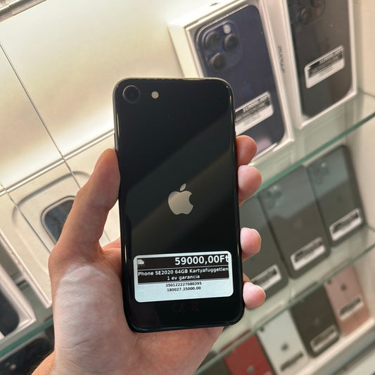 iPhone SE 2020 64GB Kártyafüggetlen 1 év garancia