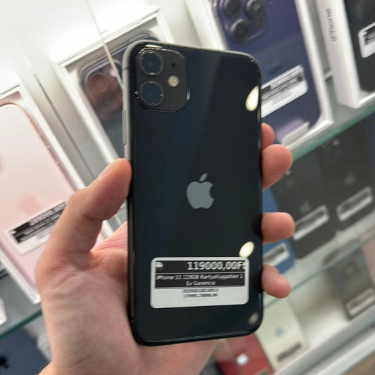 iPhone 11 128GB Kártyafüggetlen 1 Év Garancia