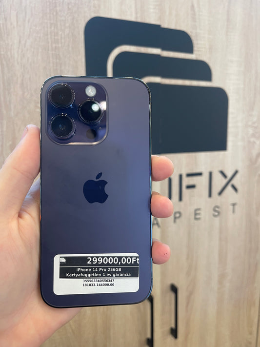 iPhone 14 Pro 256GB Kártyafüggetlen 1 év garancia LCD Fix mobiltelefon szerviz