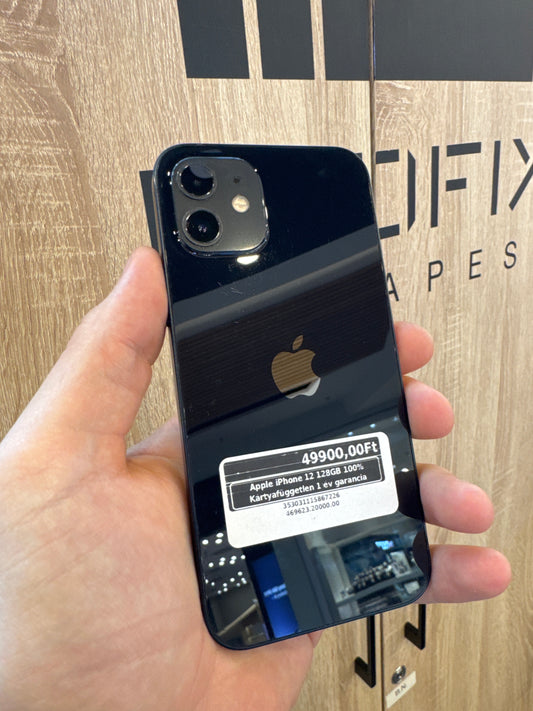 Apple iPhone 12 128GB 100% Kártyafüggetlen 1 év garancia