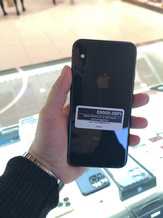 Apple iPhone XS 64 GB fekete Kártyafüggetlen