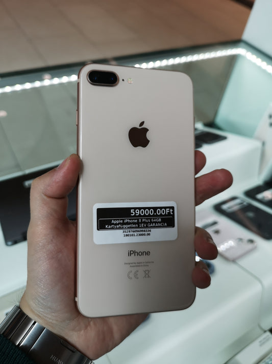 Apple iPhone 8 Plus 64GB Kártyafüggetlen 1ÉV GARANCIA