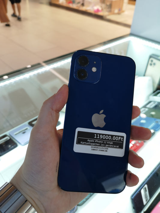 Apple iPhone 12 64gb Kártyafüggetlen 1év garanciával