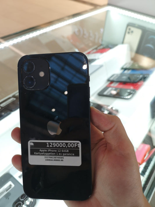 Apple iPhone 12 64GB Kártyafüggetlen 1 év garancia