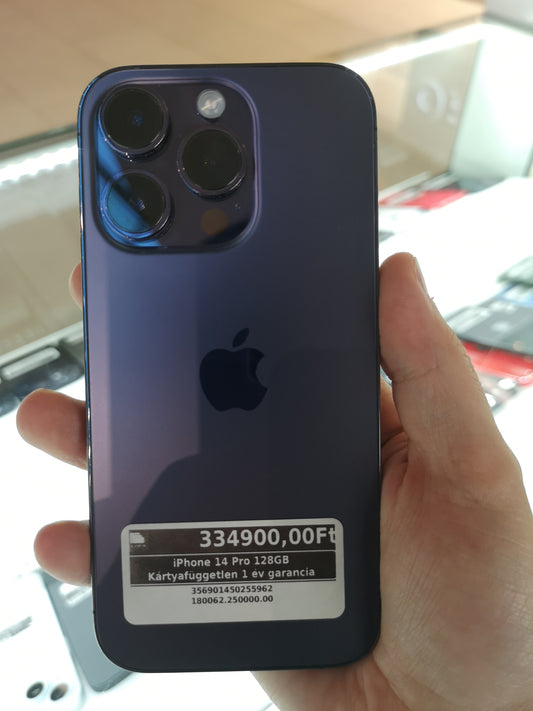 iPhone 14 Pro 128GB Kártyafüggetlen 1 év garancia