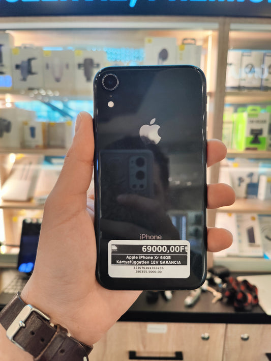Apple iPhone Xr 64GB Kártyafüggetlen 1ÉV GARANCIA