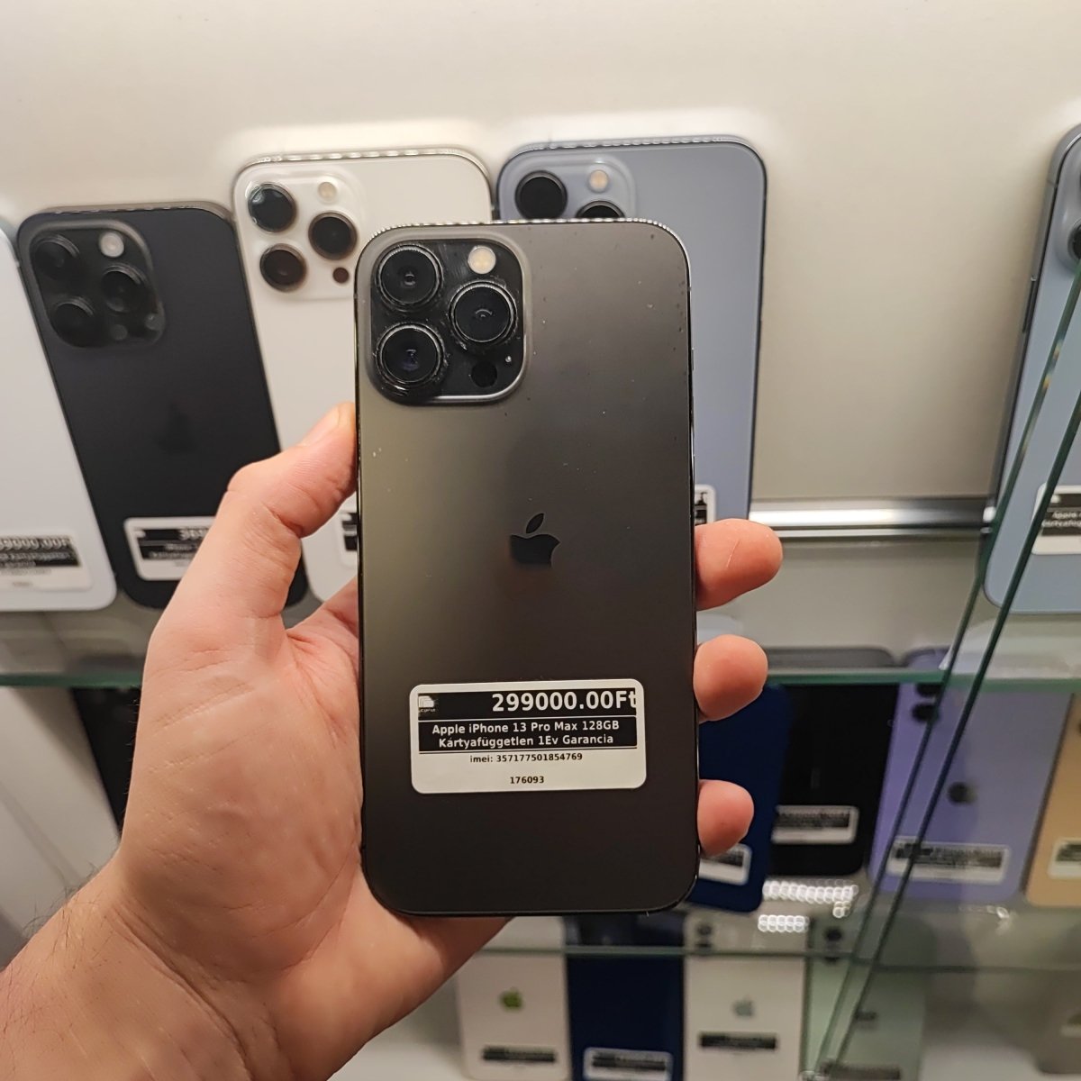 Apple iPhone 13 Pro Max 128GB Kártyafüggetlen 1Év Garancia Akku 100% Grade A - LCDEAL