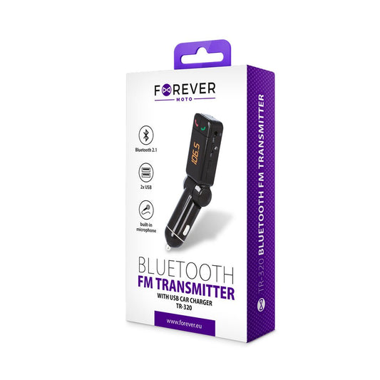 Forever FM transmitter Bluetooth TR - 320 black - LCDEAL