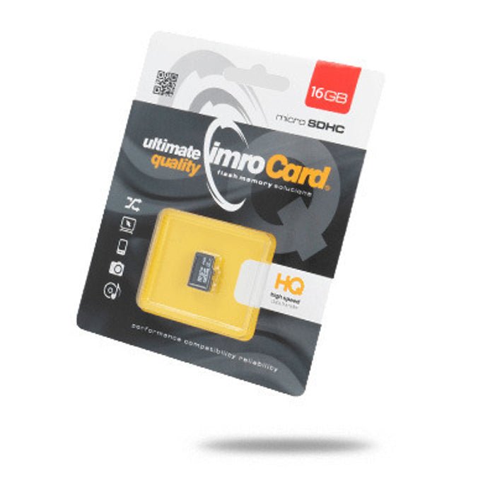 Imro memory card 16GB microSDHC cl. 10 UHS - I - LCDEAL