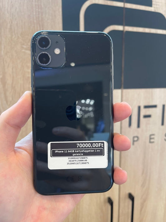 iPhone 11 64GB kártyafüggetlen 1 év garancia - LCDEAL