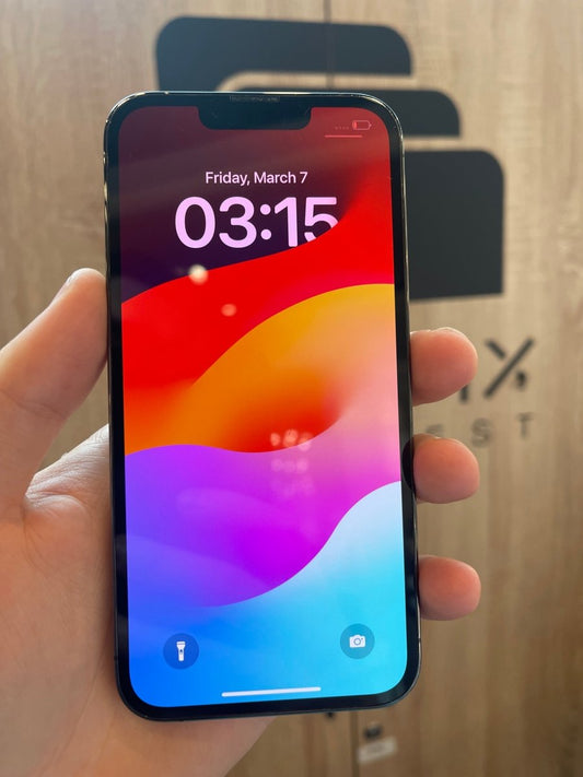 IPHONE 13 PRO 128GB BLACK kártyafüggetlen 1 év garancia 89% - LCDEAL