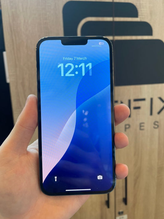IPHONE 13 PRO MAX 128GB Black kártyafüggetlen 1 év garancia 91% - LCDEAL
