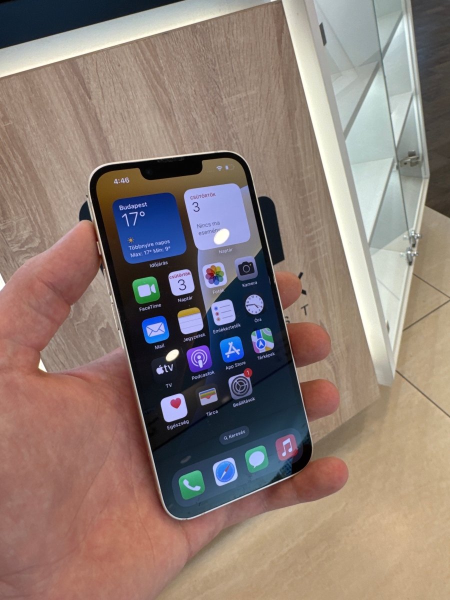 IPHONE 14 128GB WHITE kártyafüggetlen 1 év garancia 100% - LCDEAL